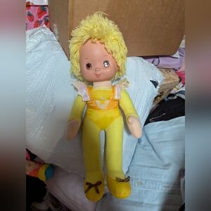 Rainbow Brite Canary Yellow Doll with Brown Details